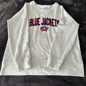 Blue jackets crewneck